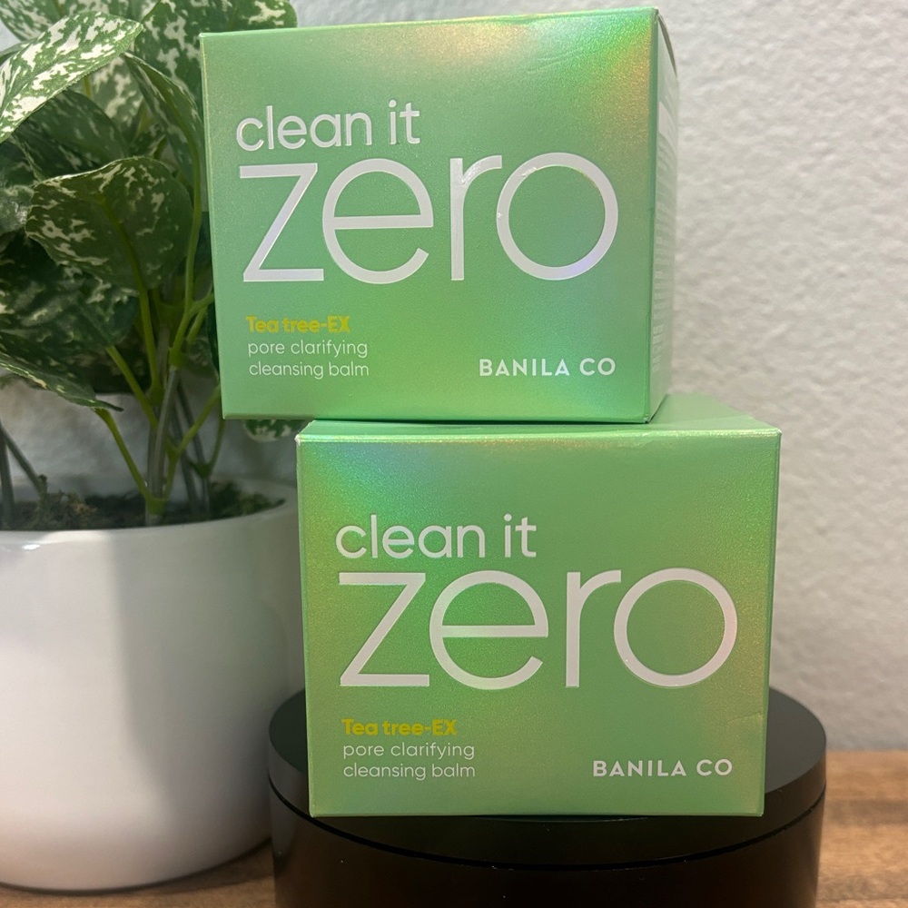 Korean Face Wash ~ Clean It Zero ~Tea Tree-EX Pore Clarifying - 2 Containers